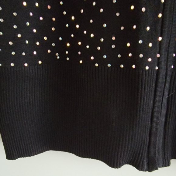 NWOT Lightweight cardigan /jacket with rhinestones - Picture 3 of 11